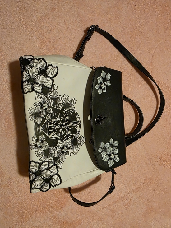 Handbags - Star Wars Boxlunch Exclusive White and Black Satchel Handbag W/ Wallet